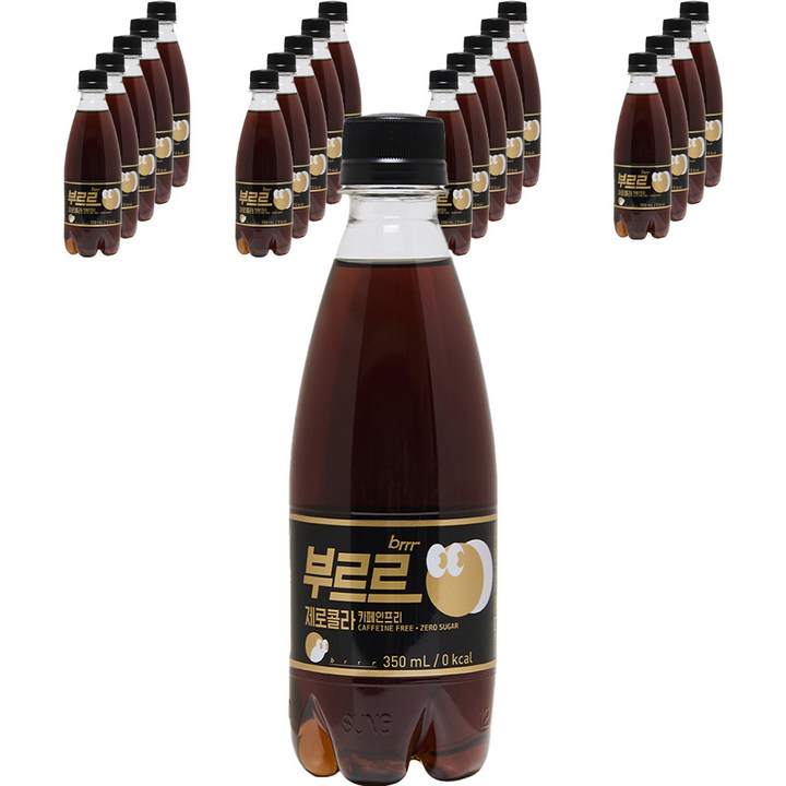 부르르 제로콜라 카페인프리, 20개, 350ml