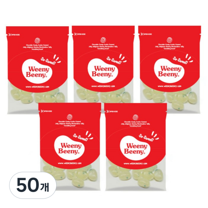 위니비니 트로피컬 펀치맛 젤리빈 C, 50g, 50개