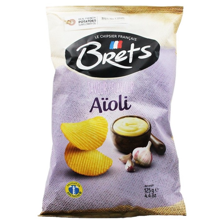 브렛츠 아이올리 감자칩, 125g, 1개