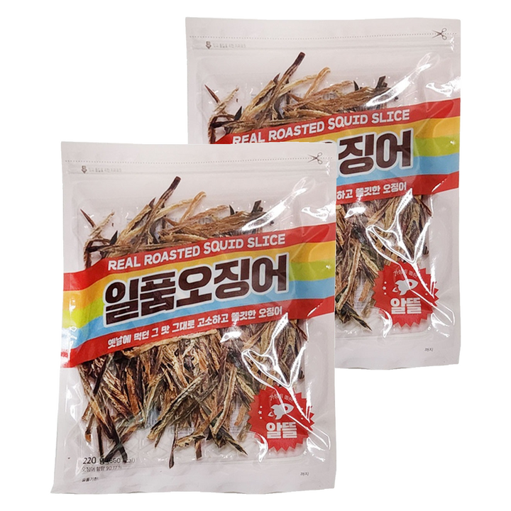 정화식품 일품오징어, 220g, 2개