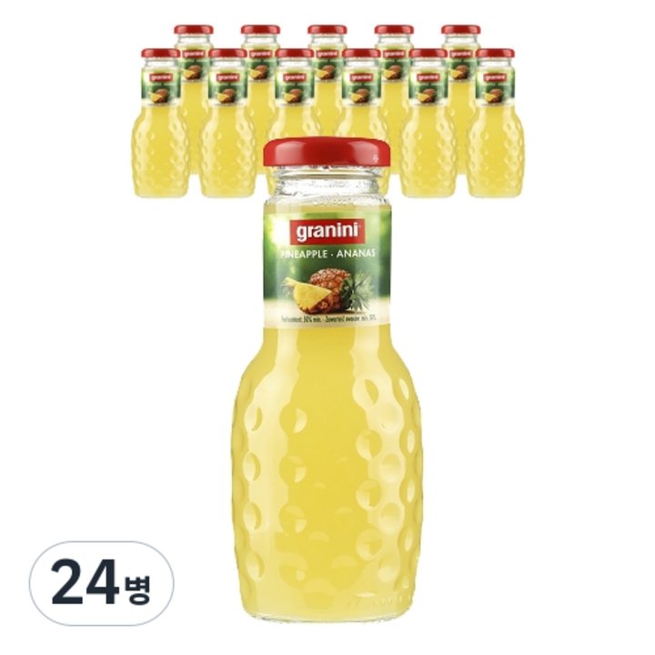 그라니니 파인애플주스, 24개, 250ml