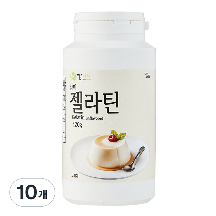 이슬나라 젤라틴, 10개, 420g