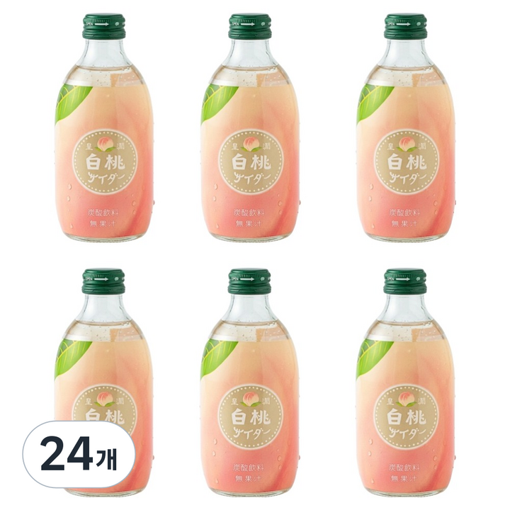 토모마스 복숭아맛 사이다, 24개, 300ml