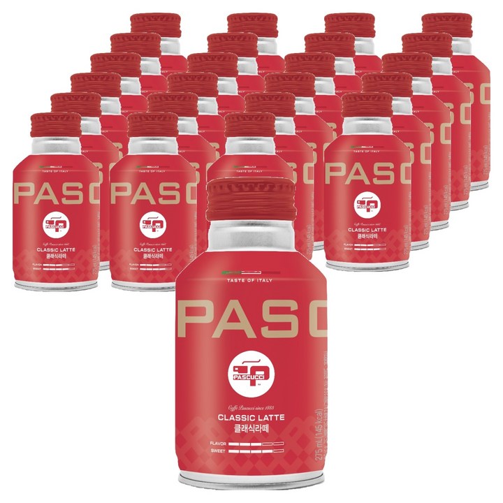 파스쿠찌 클래식 라떼, 275ml, 24개