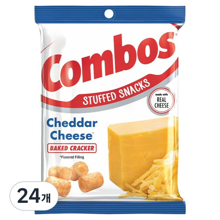 콤보스 체다치즈 베이크드 크래커, 178.6g, 24개