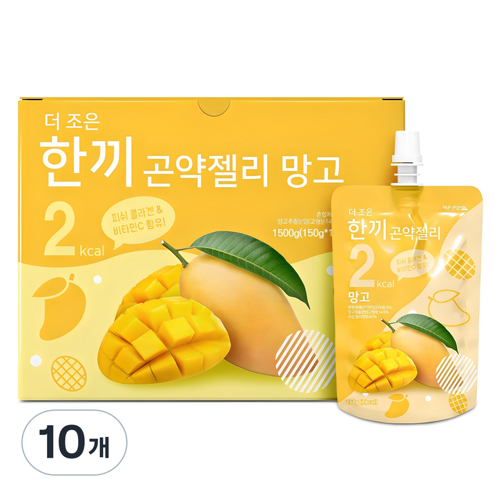 더존건강 더조은 한끼곤약젤리 망고 10개입, 1.5kg, 10개