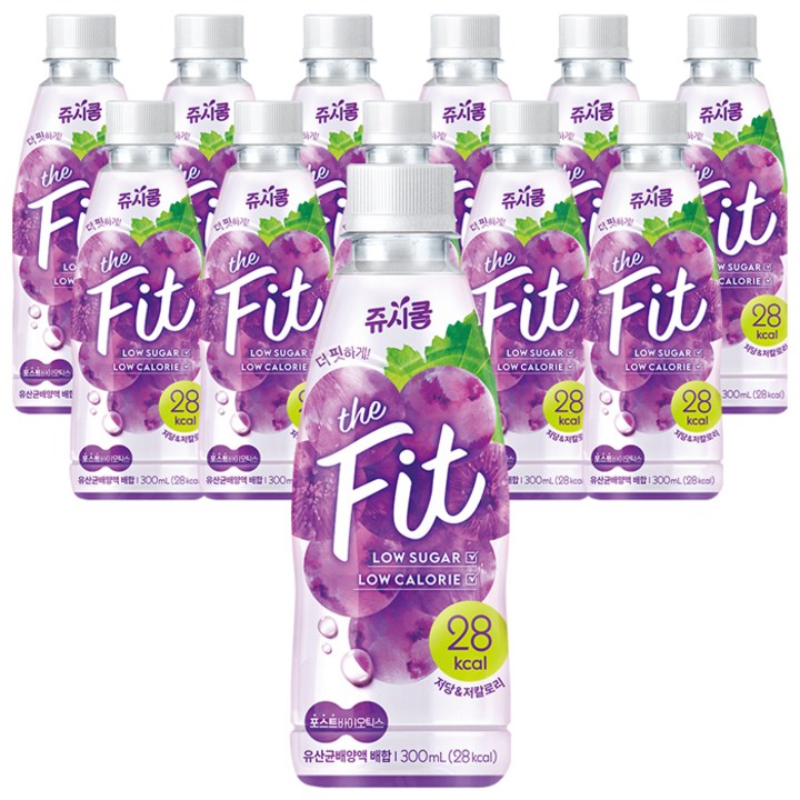 쥬시쿨 더핏 포도, 300ml, 12개