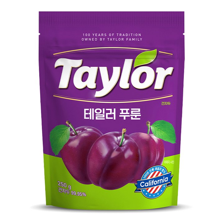 테일러 리치 푸룬 건자두, 250g, 1개