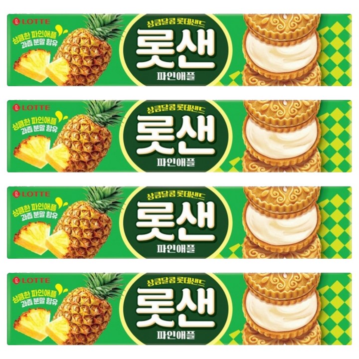 롯데웰푸드 롯데샌드, 105g, 4개