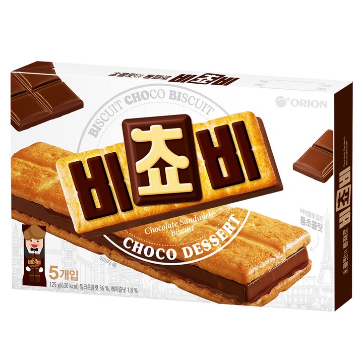 오리온 비쵸비 비스켓, 125g, 1개