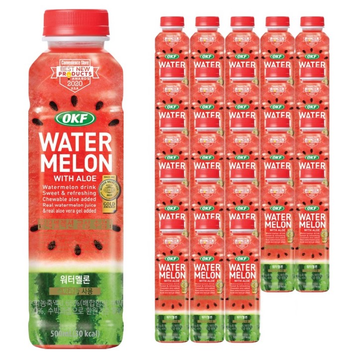 오케이에프 워터멜론, 500ml, 24개