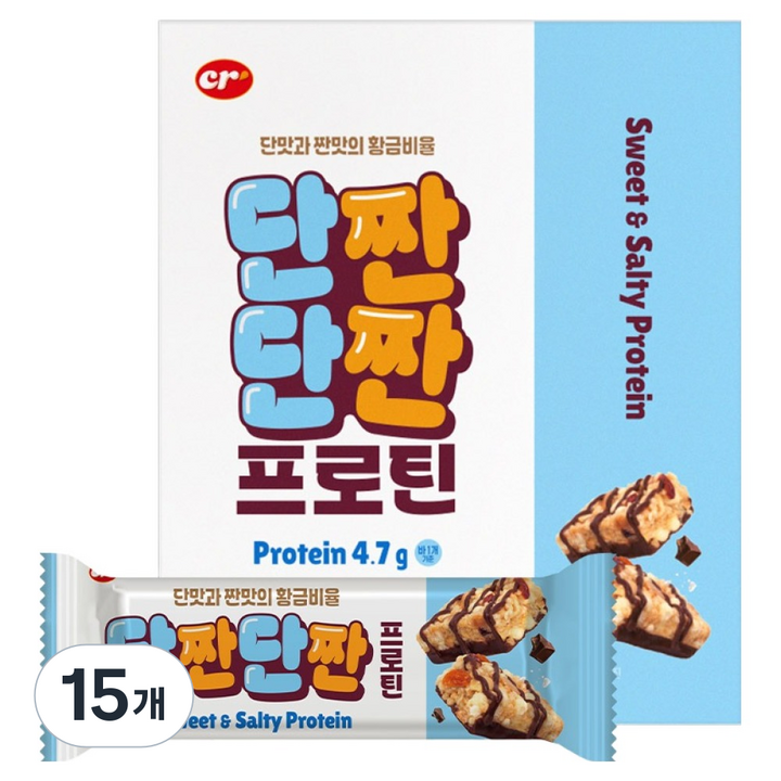 씨알로 단짠단짠 프로틴바, 15개, 456g