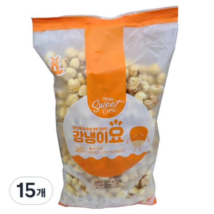 성부식품 강냉이요, 200g, 15개