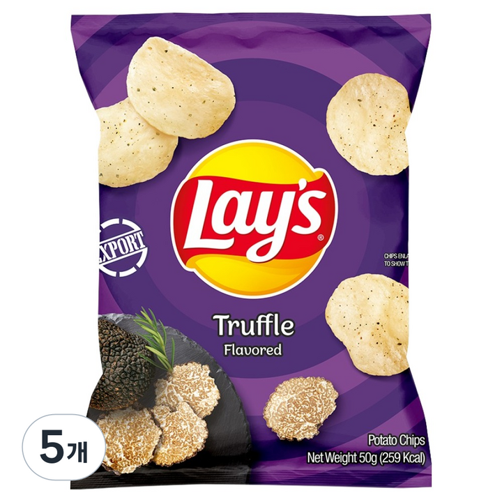레이즈 트러플 감자칩, 50g, 5개