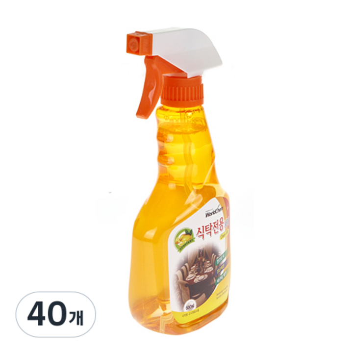 월드켐 식탁전용세제, 40개, 500ml