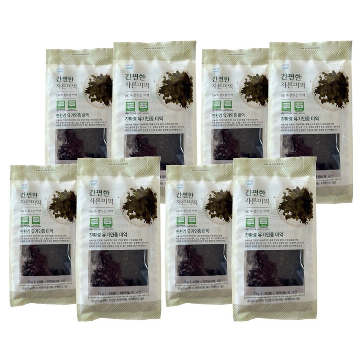 청해거상 한끼 자른 미역 3p, 45g, 8개