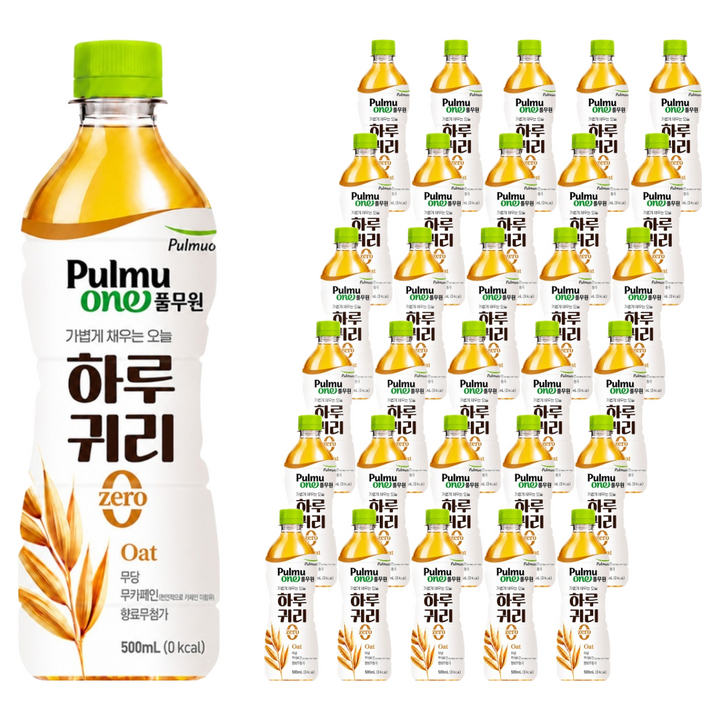 풀무원샘물 하루귀리 곡물차, 500ml, 80개