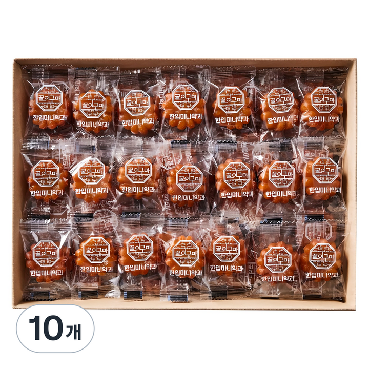 꿀이구마 한입 미니 약과, 1kg, 10개