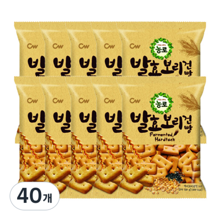 청우 발효 보리 건빵, 320g, 40개