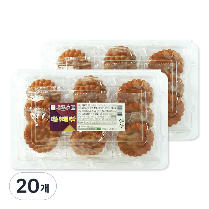 담양 전통한과 우리밀약과 10p, 430g, 20개