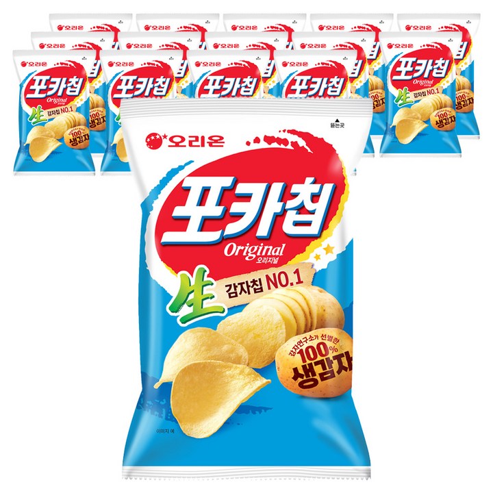 오리온 포카칩 오리지널, 137g, 15개