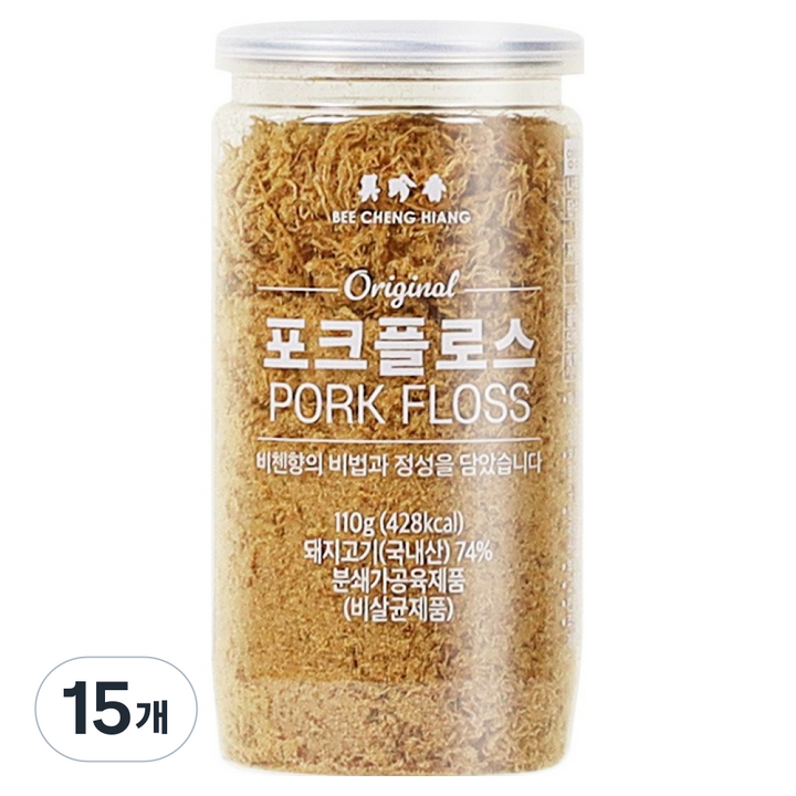 비첸향 포크플로스, 15개, 110g