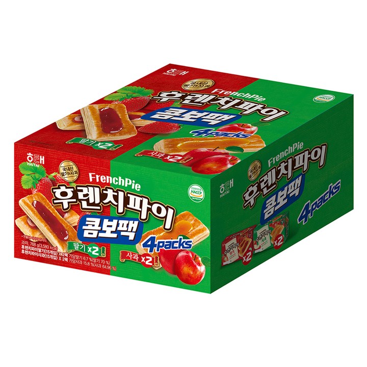 해태제과 후렌치파이 콤보팩, 768g, 1개
