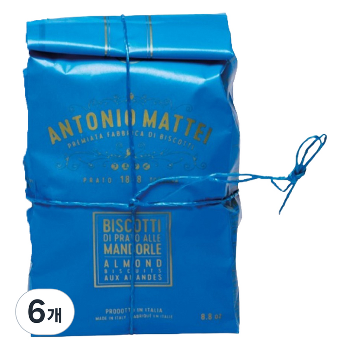 안토니오마테이 아몬드 비스코티, 250g, 6개