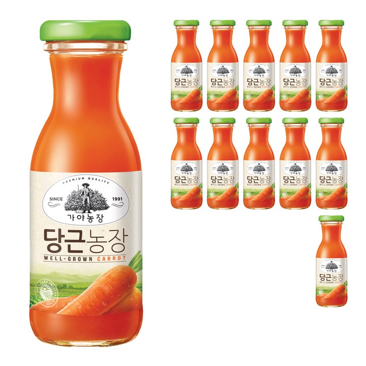 가야농장 당근농장, 180ml, 12개