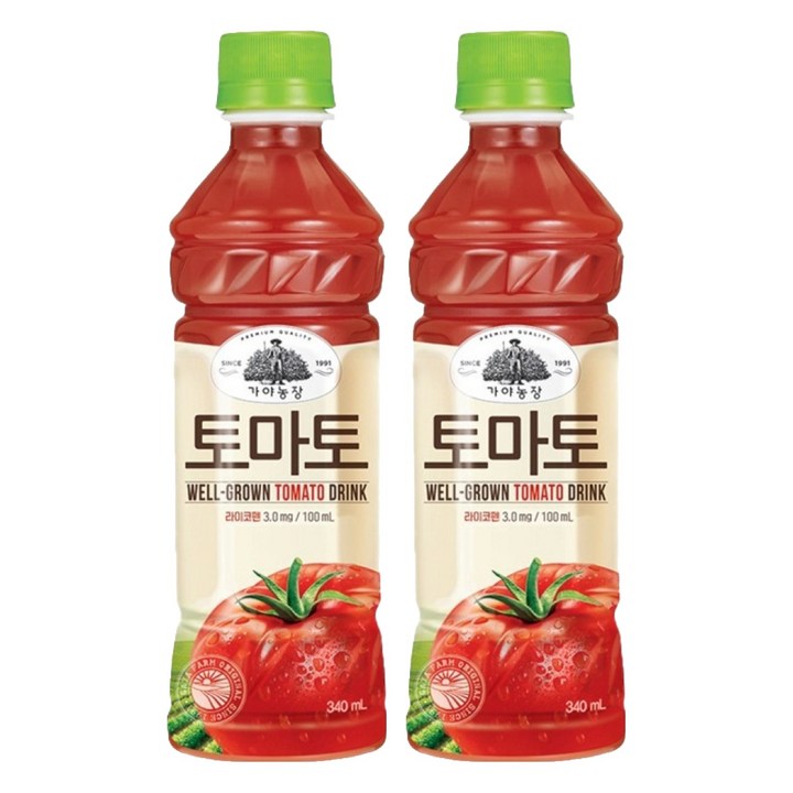 가야농장 토마토, 340ml, 2개