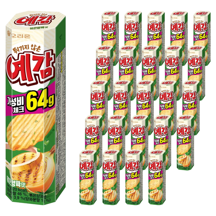 오리온 예감 볶음양파 2p, 64g, 25개