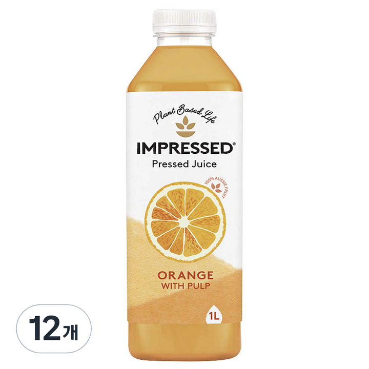임프레스드 오렌지주스, 1L, 12개