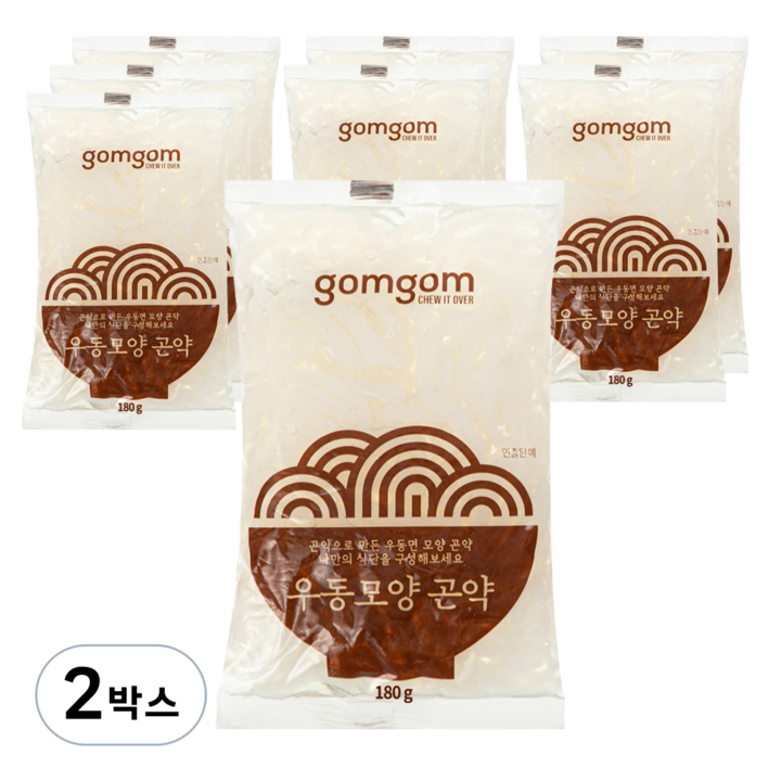 곰곰 우동 곤약, 1.44kg, 2박스