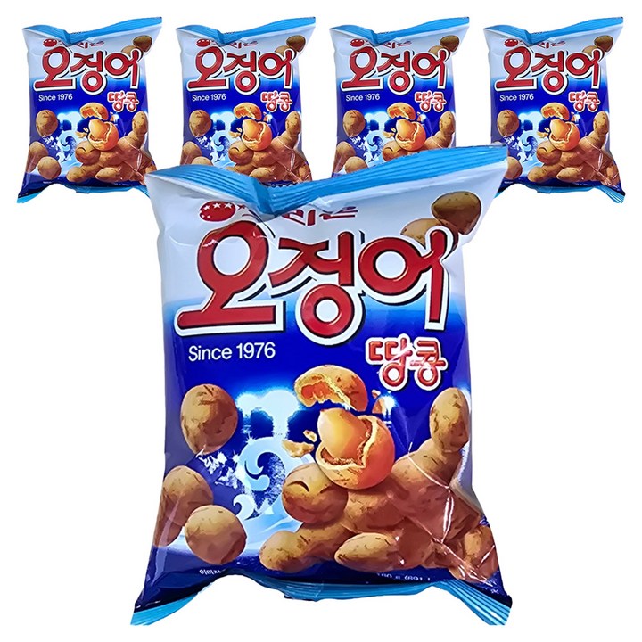 오리온 오징어 땅콩, 180g, 5개