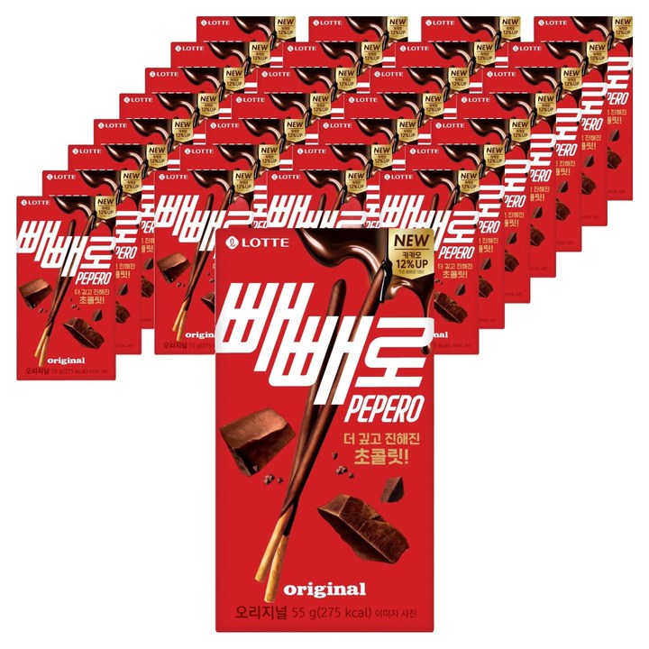 빼빼로 초코, 55g, 30개