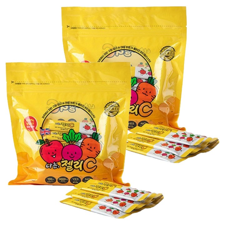 나는젤리C 비타민 젤리 대용량 30개입, 2개, 600ml