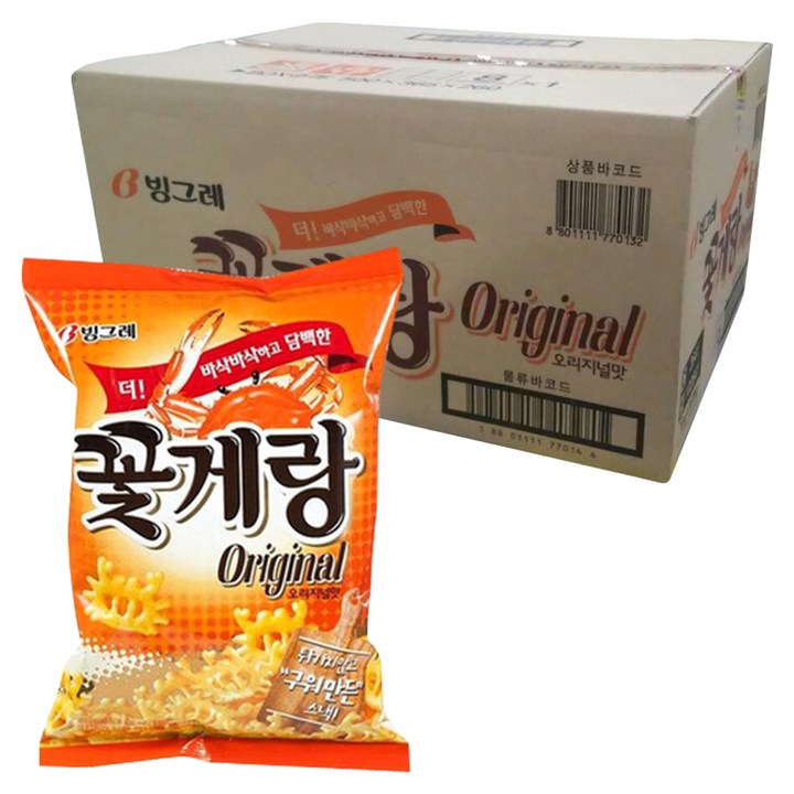 꽃게랑 오리지널맛, 70g, 16개