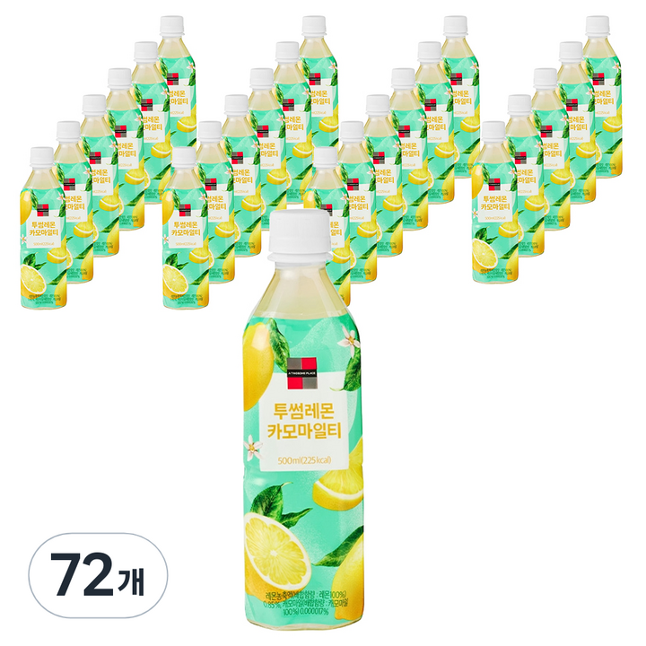 투썸플레이스 레몬 카모마일 티, 72개, 500ml