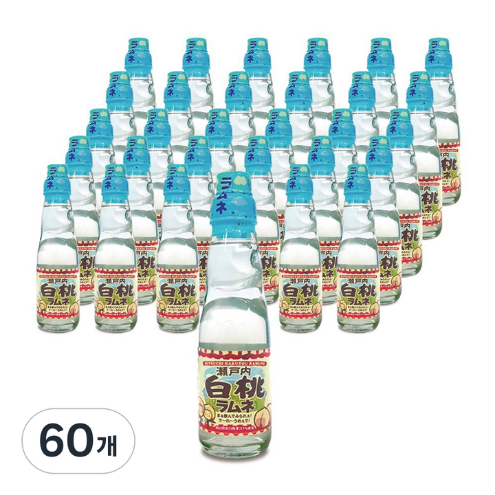 사이토 복숭아 라무네, 60개, 200ml