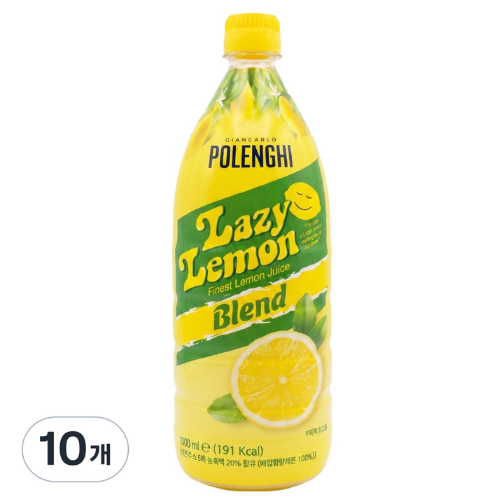 폴렌기 레이지 레몬주스 블렌드, 10개, 1L