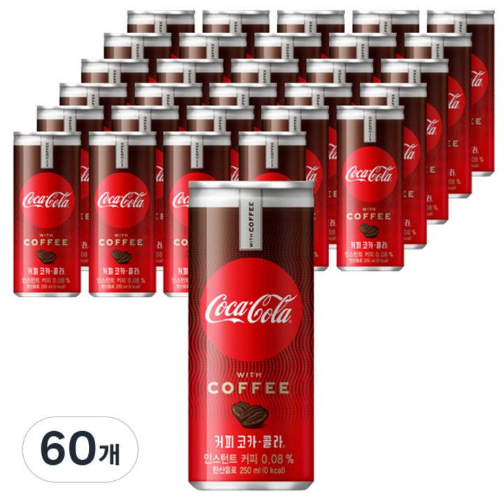 커피 코카콜라, 250ml, 60개