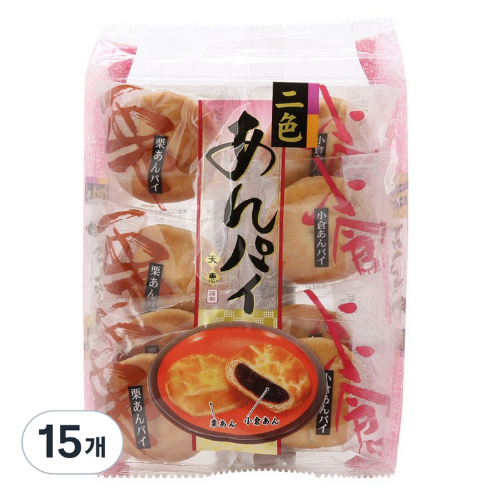 텐케 두가지맛 파이, 168g, 15개