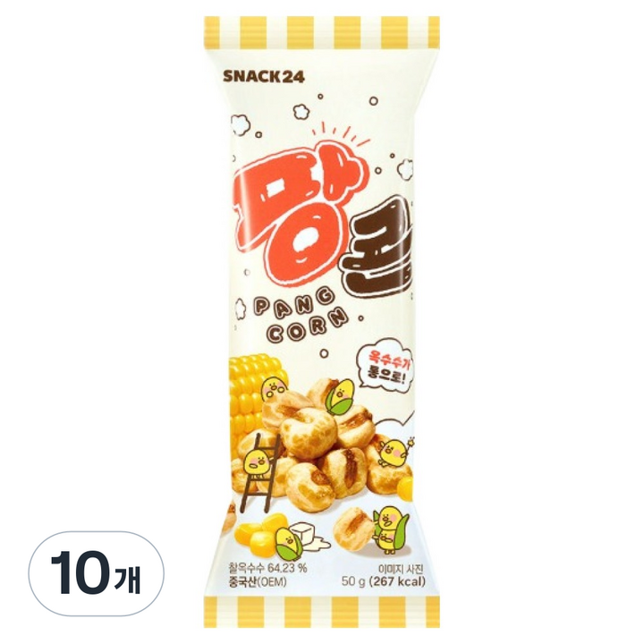 스낵24 팡콘, 10개, 50g