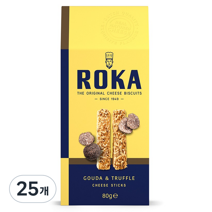 로카 고다 치즈 스틱 트러플, 80g, 25개