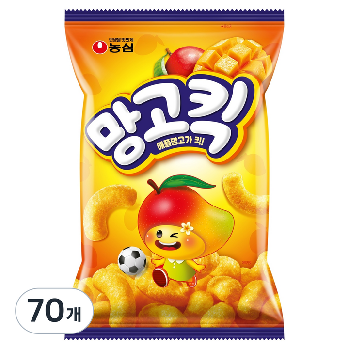 농심 망고킥, 100g, 70개