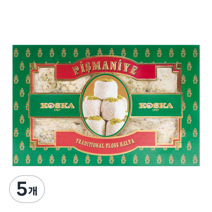 코스카 피스마니에 솜사탕 피스타치오, 250g, 5개