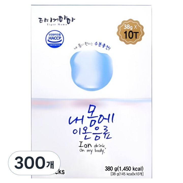 타이거마마 내몸에 이온음료, 380g, 300개
