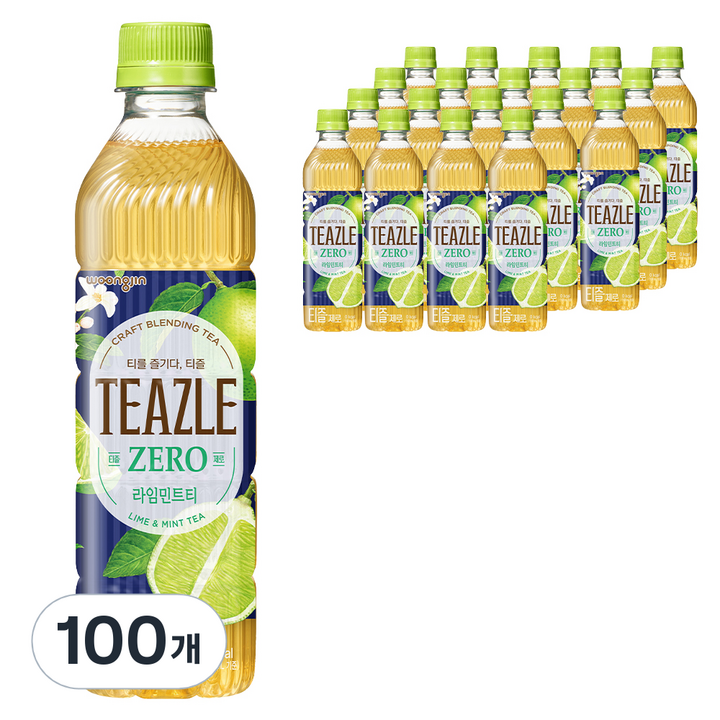 티즐 제로 라임민트티, 500ml, 100개
