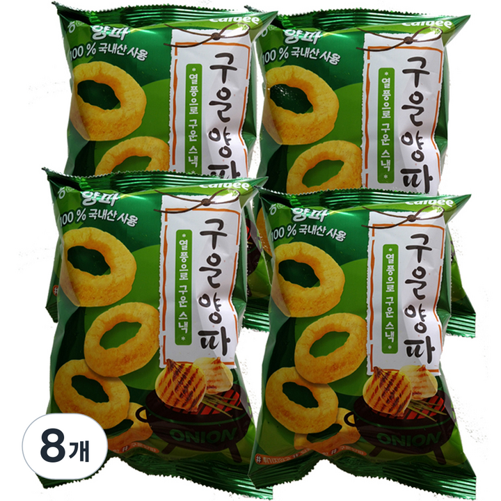 해태제과 구운양파 스낵, 70g, 8개