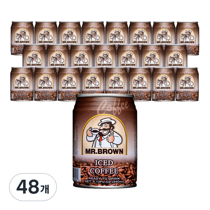 미스터브라운 아이스 커피, 240ml, 48개